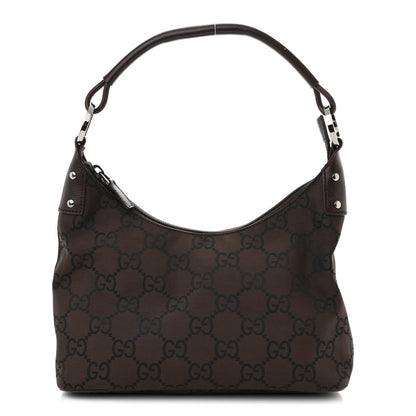 Gucci Monogram Classic Ring Small Hobo Brown 1 of 10