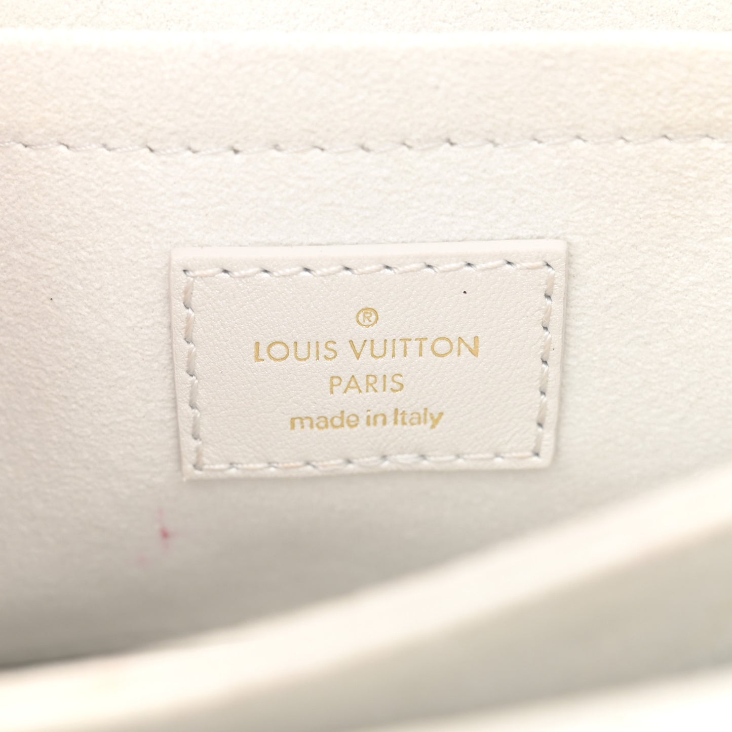 Calfskin LV New Wave Chain Bag Ivory