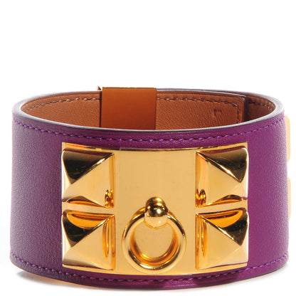 Hermes Swift Collier de Chien CDC Bracelet Large Anemone 1 of 7