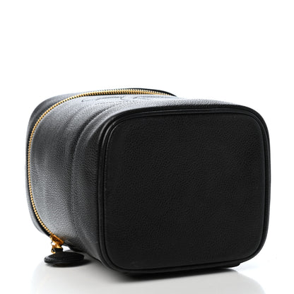 Chanel Caviar Vanity Cosmetic Case Black 4 of 5