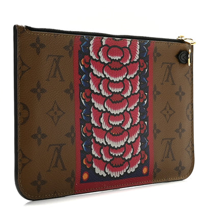 Louis Vuitton Reverse Monogram Kabuki MM GM Pochette 3 of 9