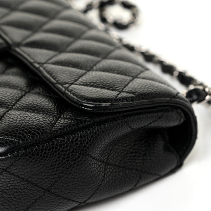 Chanel Caviar Quilted East West Flap Black 14 of 21