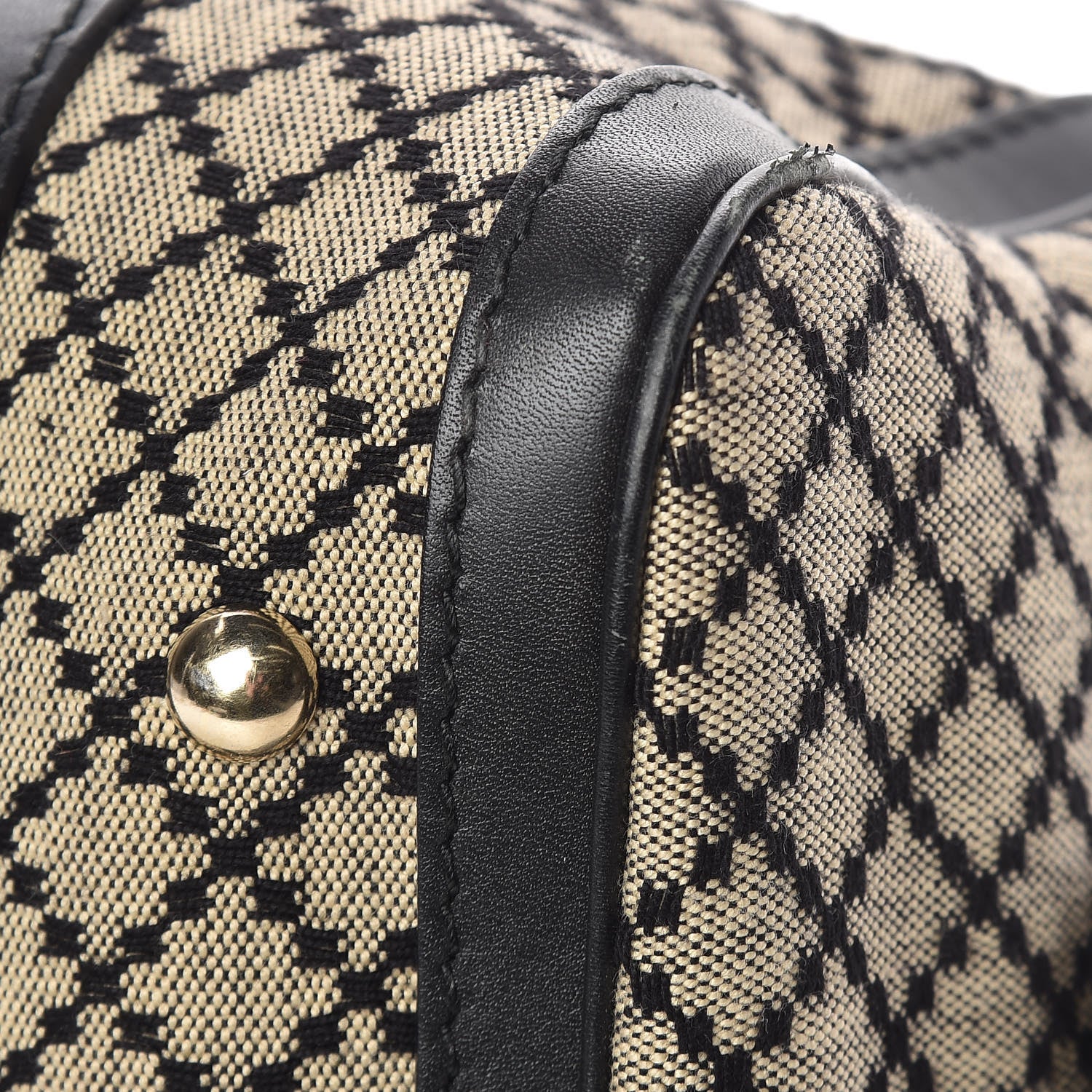 Gucci Diamante Vintage Web Small Boston Black 11 of 13