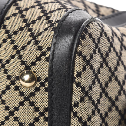 Gucci Diamante Vintage Web Small Boston Black 11 of 13