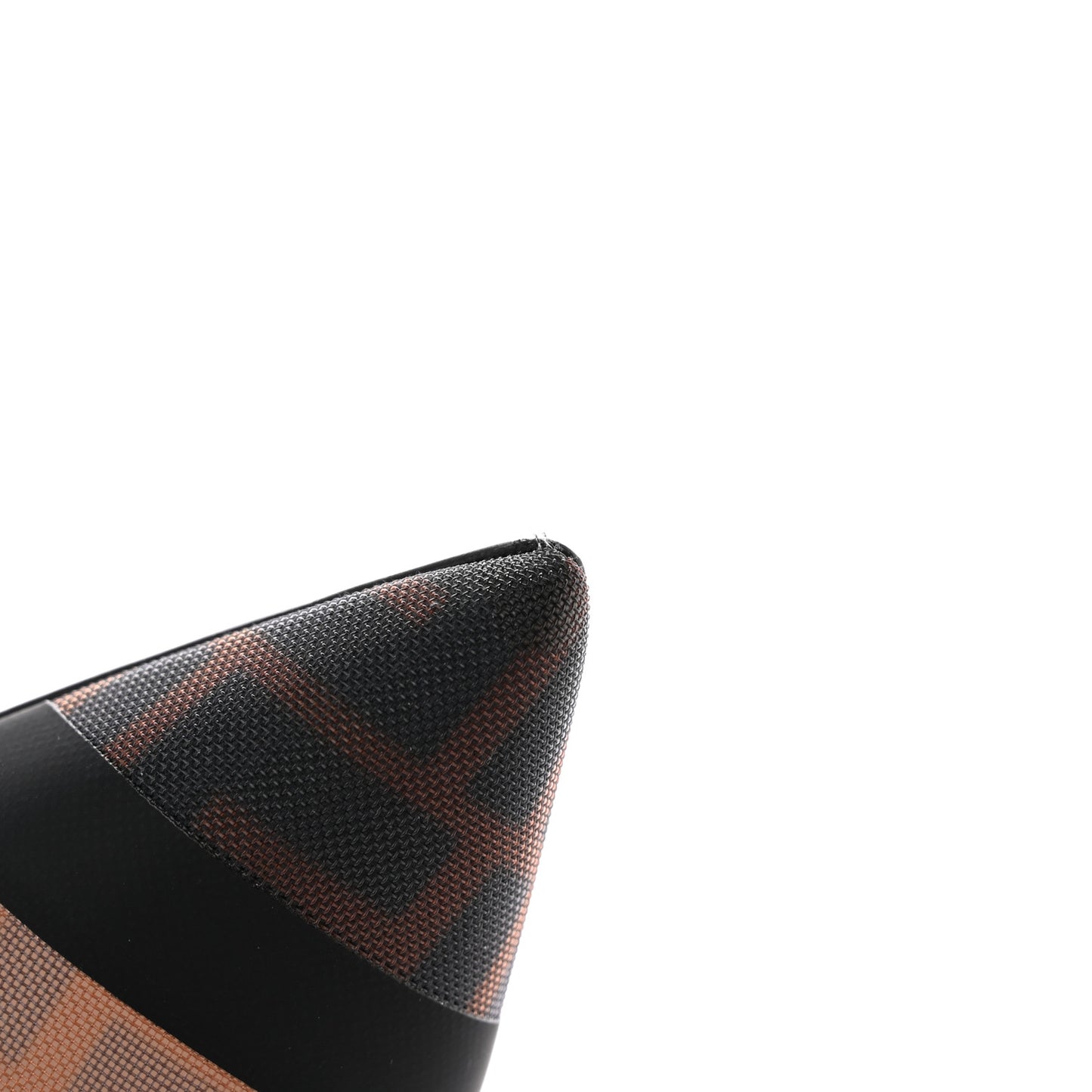 Technical Mesh Vitello Gommato FF Colibri 55mm Pumps 37.5 Tobacco Moro Black