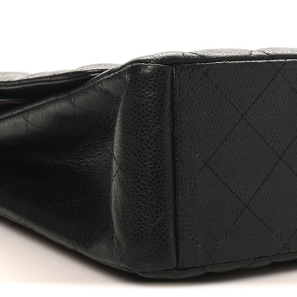 Chanel Caviar Quilted Maxi Double Flap Black 9 of 10