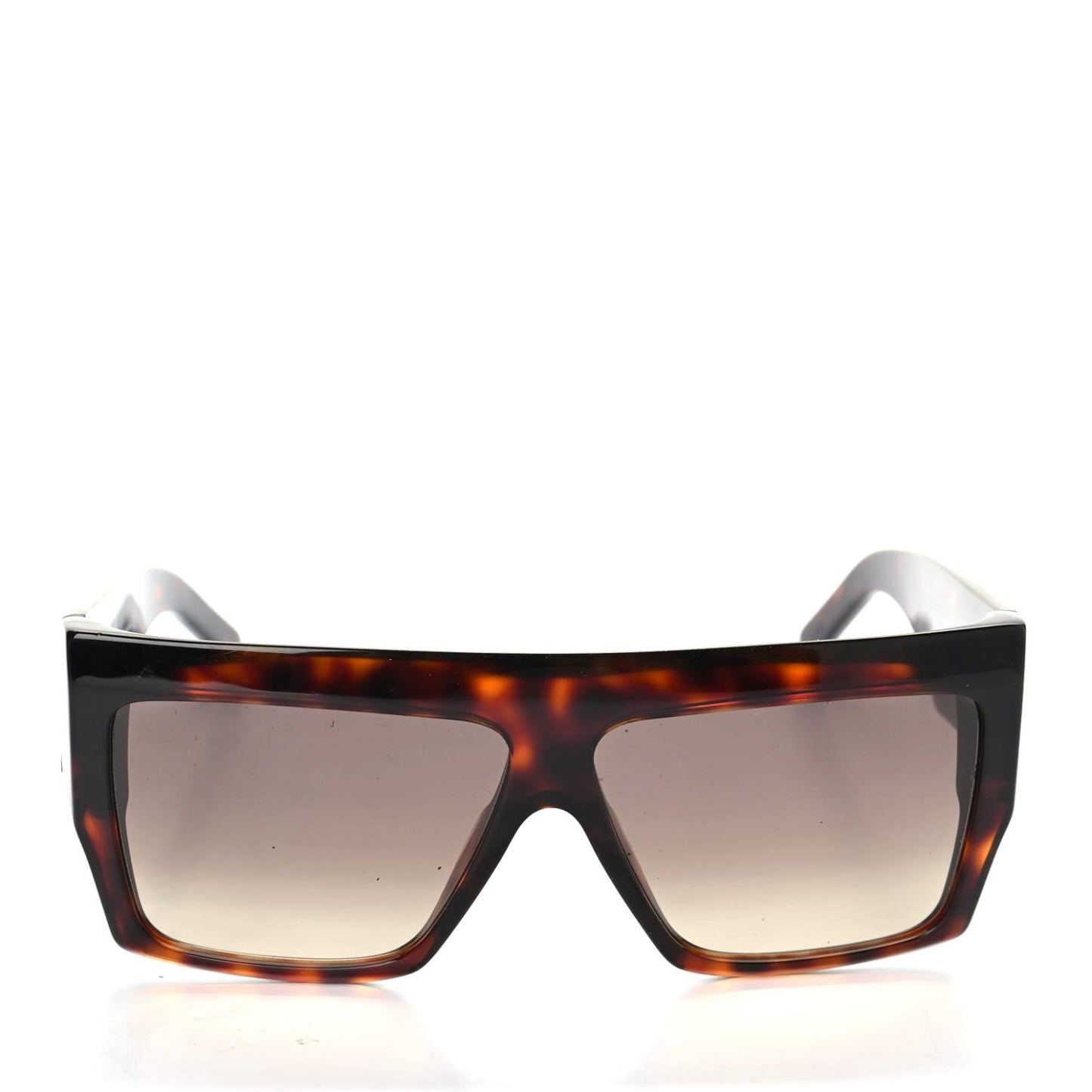 Acetate Rectangular Sunglasses Dark Havana