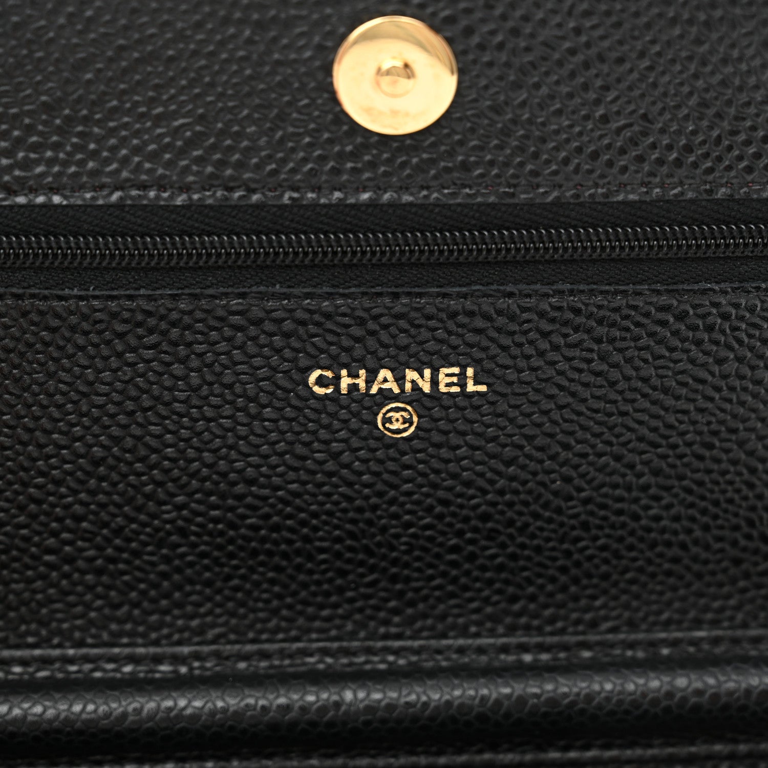 Chanel Caviar Quilted Wallet on Chain WOC Black 6 of 12