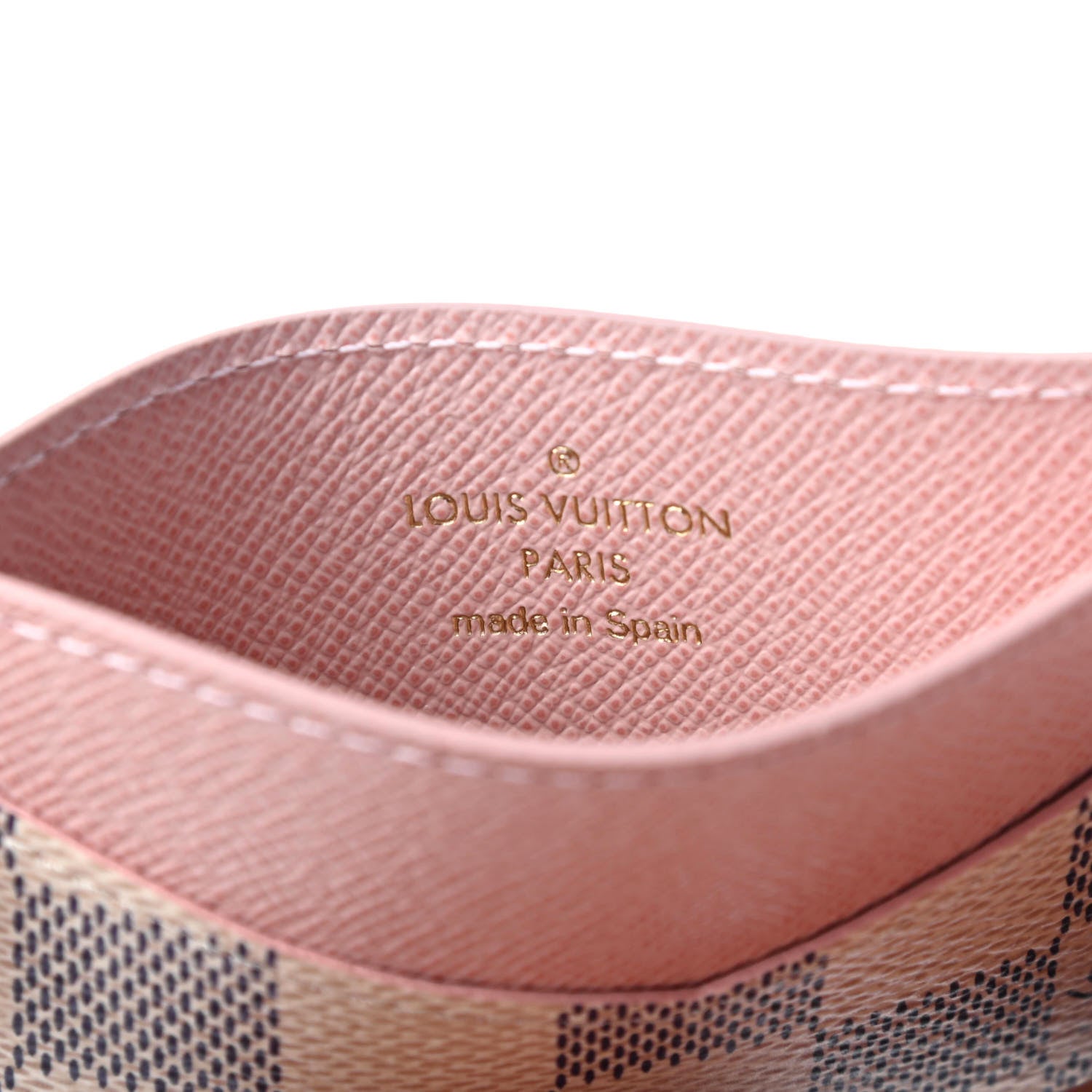 Louis Vuitton Damier Azur Daily Card Holder Rose Ballerine 5 of 6