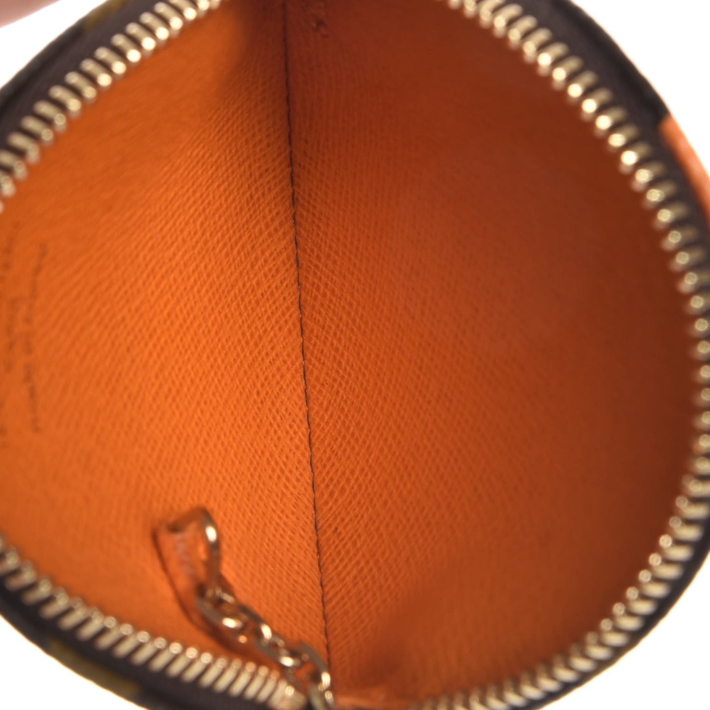 Monogram Groom Round Coin Purse