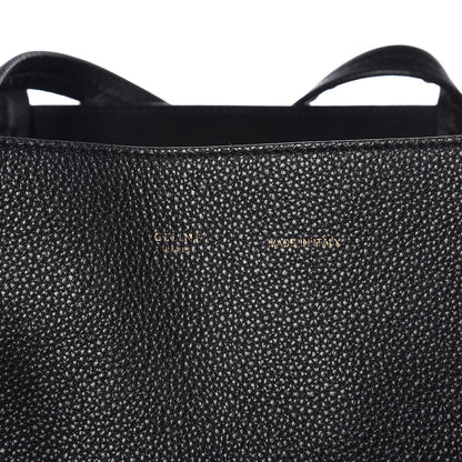 Celine Soft Grained Calfskin Small Belt Cabas Phantom Black 7 of 11