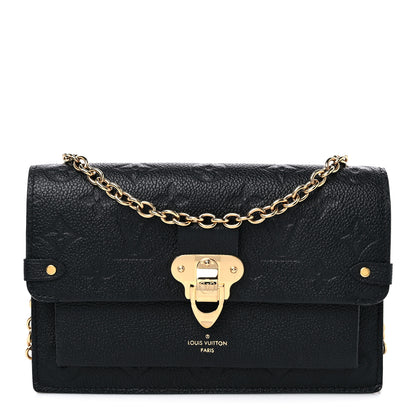 Louis Vuitton Empreinte Vavin Chain Wallet Black 1 of 10