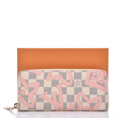 Louis Vuitton Damier Azur Tahitienne Clemence Wallet 8 of 8