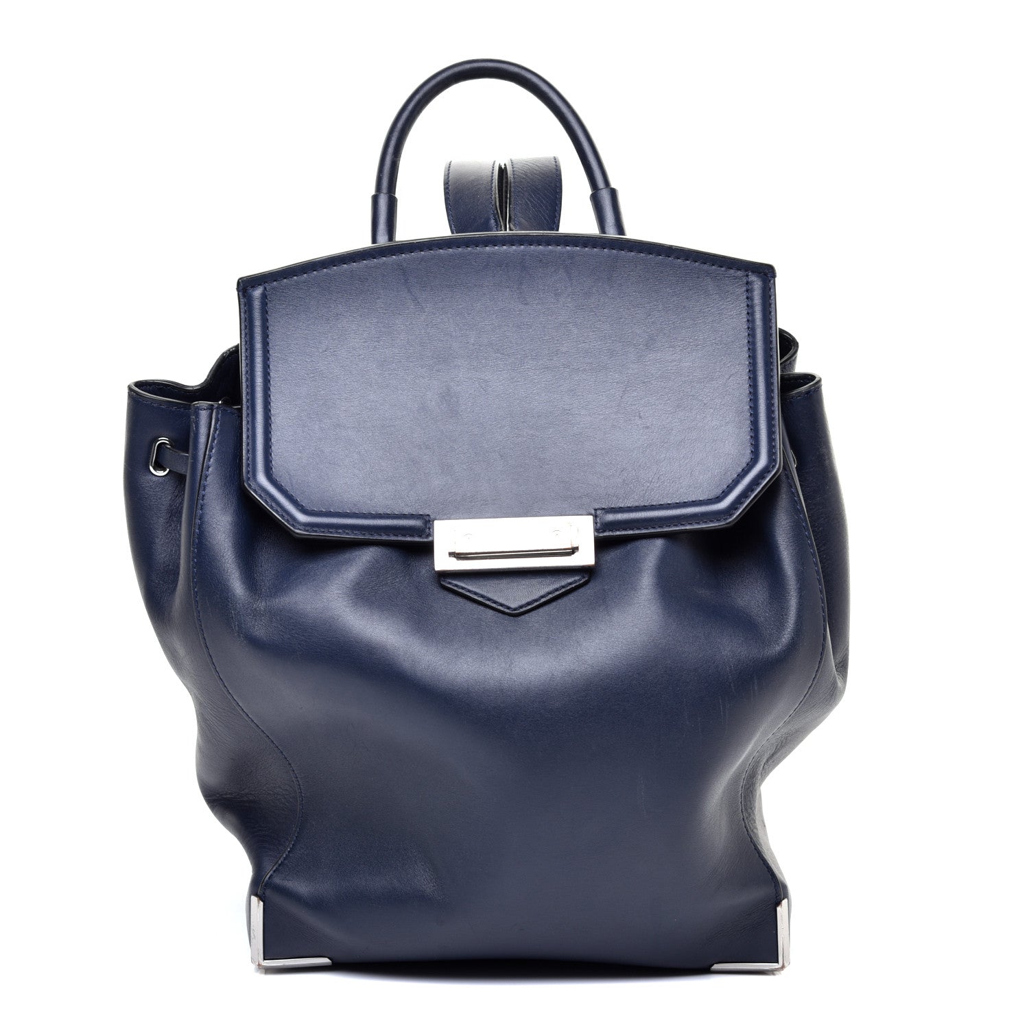 Alexander Wang Calfskin Prisma Skeletal Backpack Blue 1 of 9
