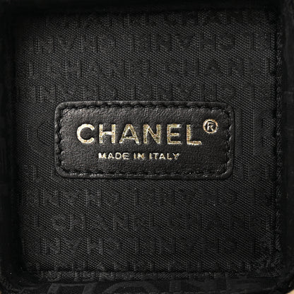 Chanel Lambskin Rubiks Cube Wristlet Black 5 of 12