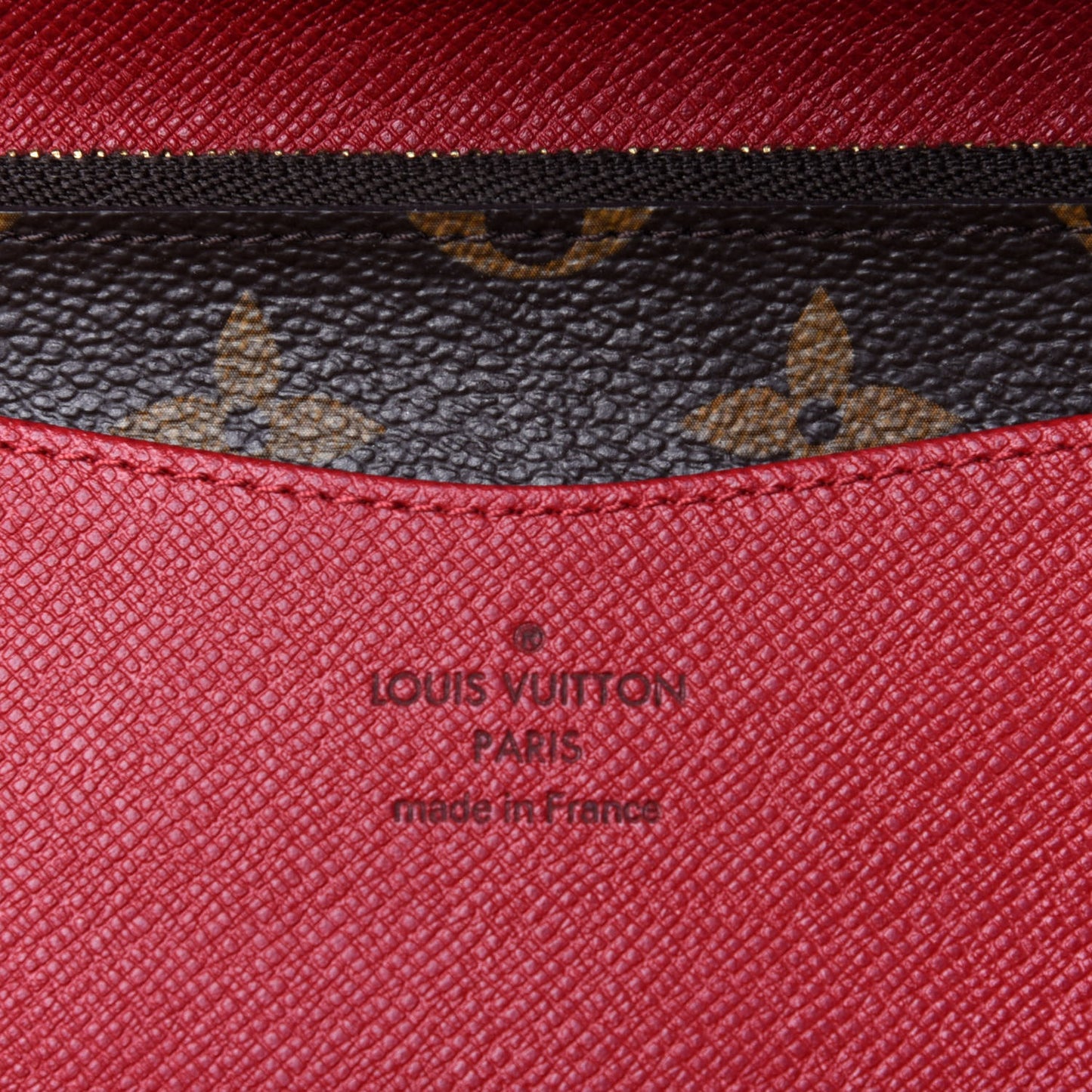 Monogram Josephine Wallet Red