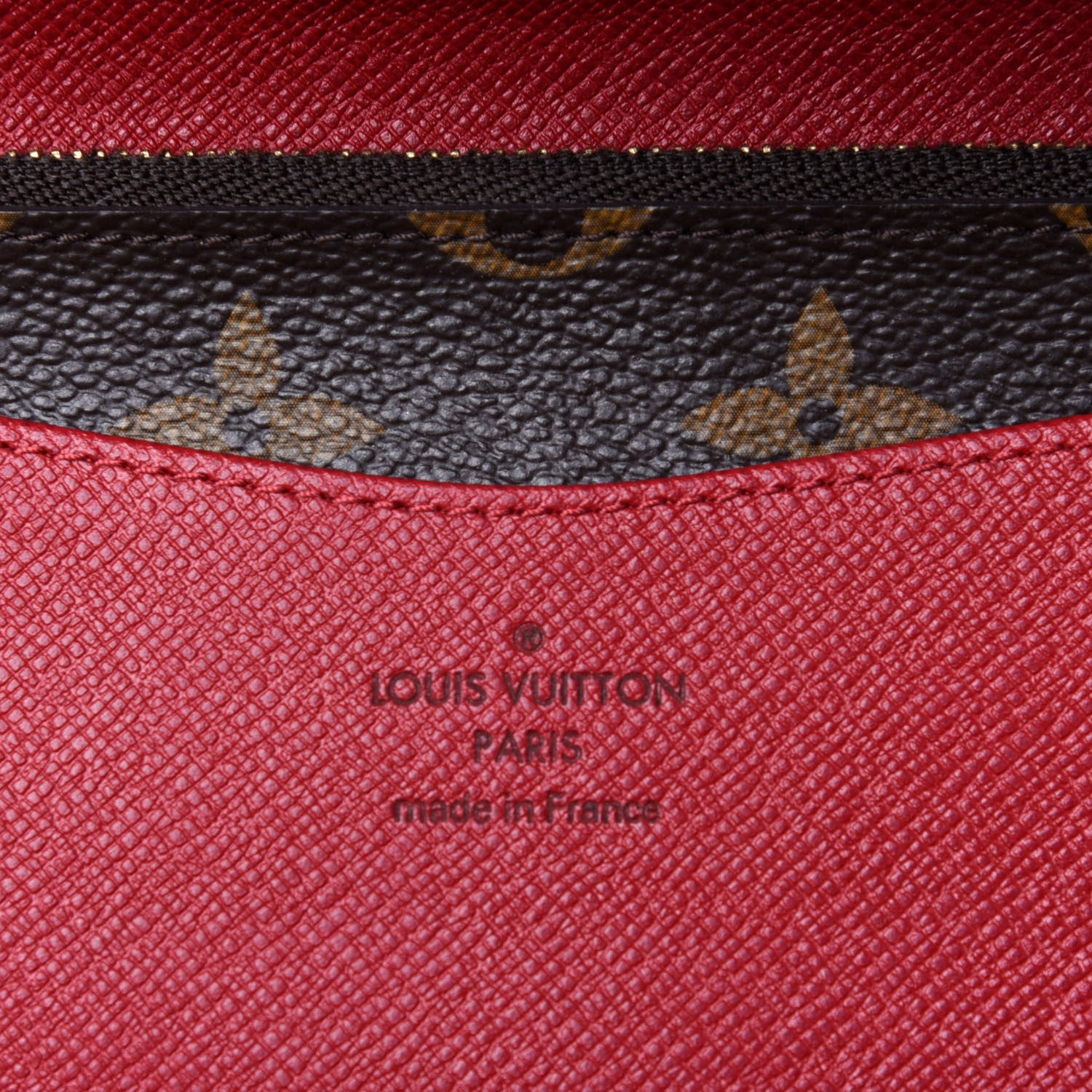 Louis Vuitton Monogram Josephine Wallet Red 6 of 15