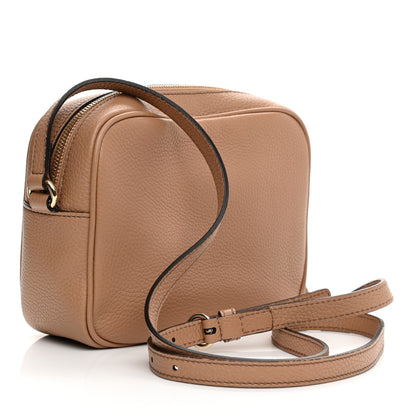 Gucci Pebbled Calfskin Small Soho Disco Bag Rose Beige 3 of 11