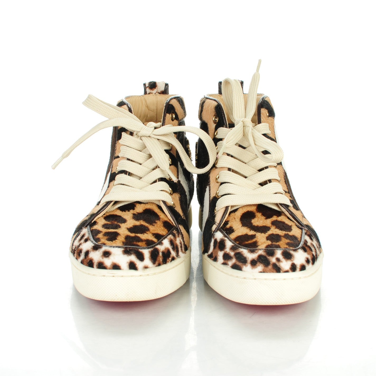 Calf Hair Animal Print Rantus Orlato Womens Flat Sneakers 37.5