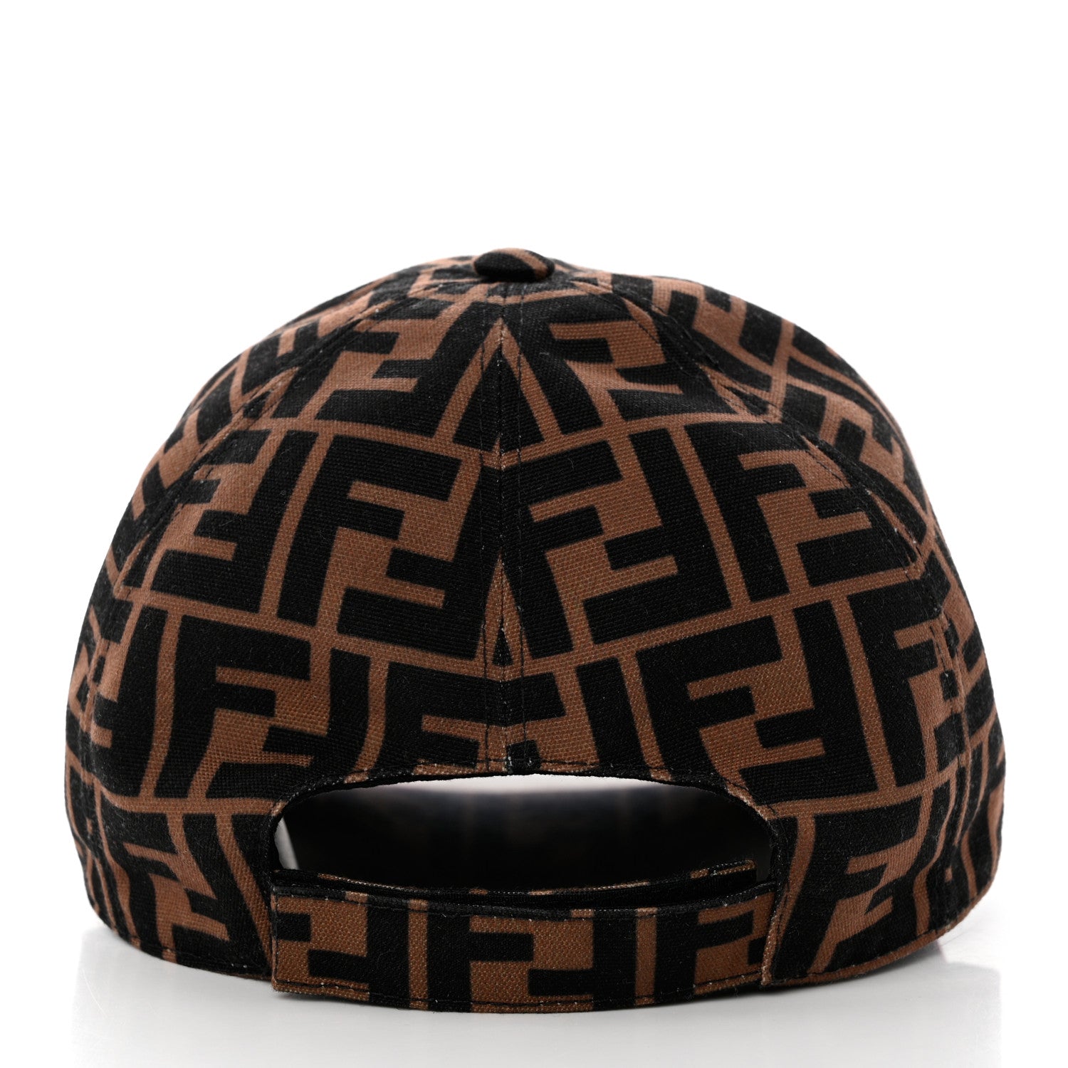 Fendi Canvas FF Reloaded Baseball Hat Tobacco Red 6 of 8