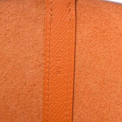 Hermes Epsom Tressage De Cuir Picotin Lock 18 PM Abricot Rose Azalee Gold 7 of 10