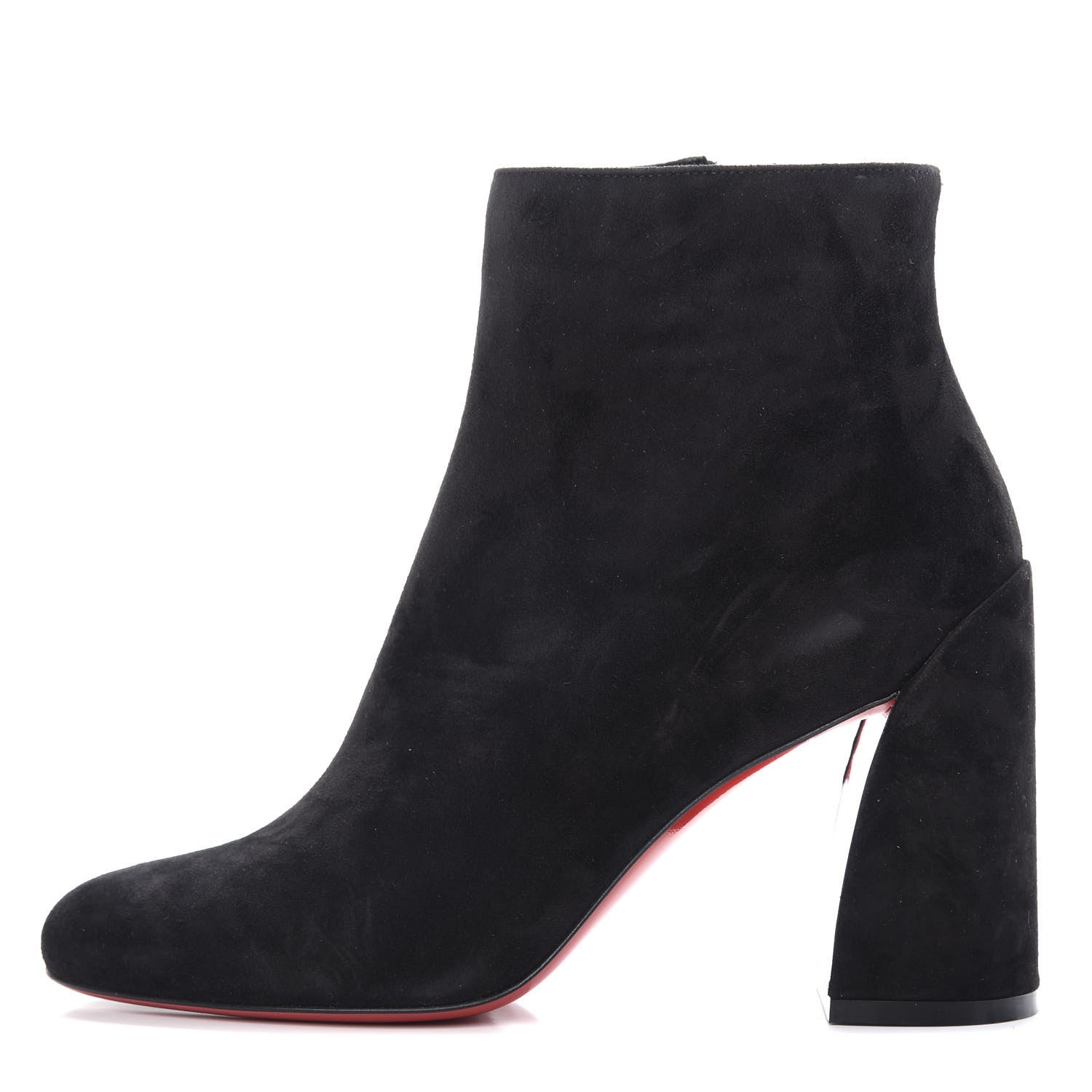 Christian Louboutin Veau Velours Turela 85 Ankle Boots 36.5 Black ...