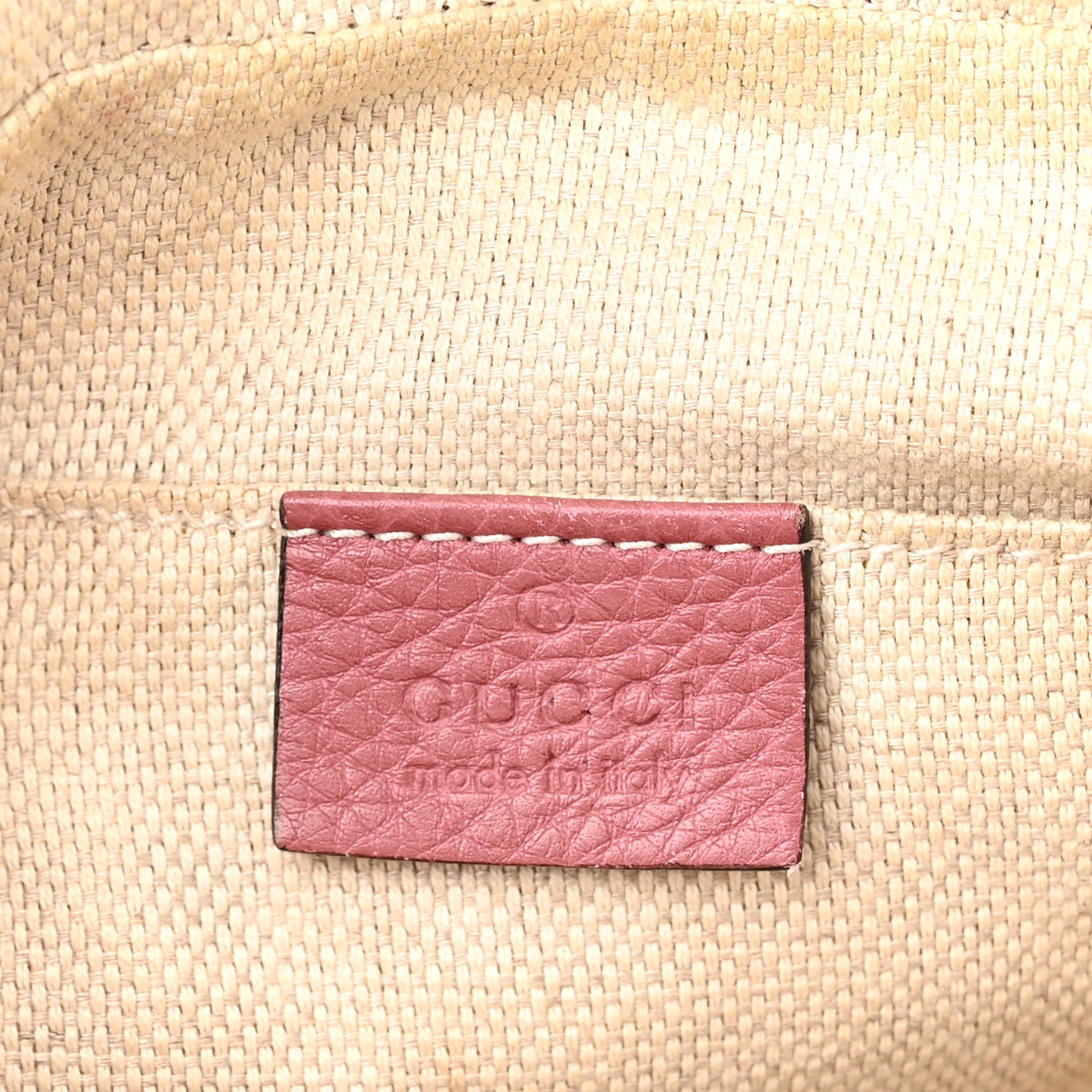 Pebbled Calfskin Small Soho Disco Bag Peonia Flower
