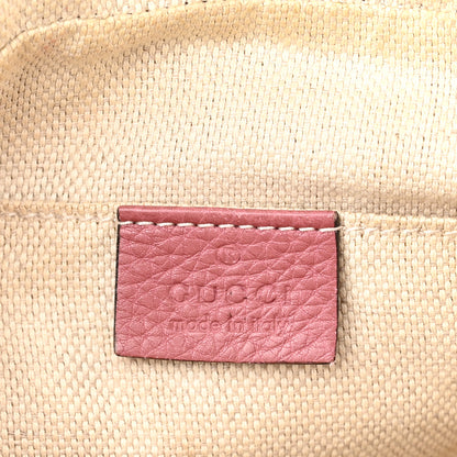 Gucci Pebbled Calfskin Small Soho Disco Bag Peonia Flower 6 of 12