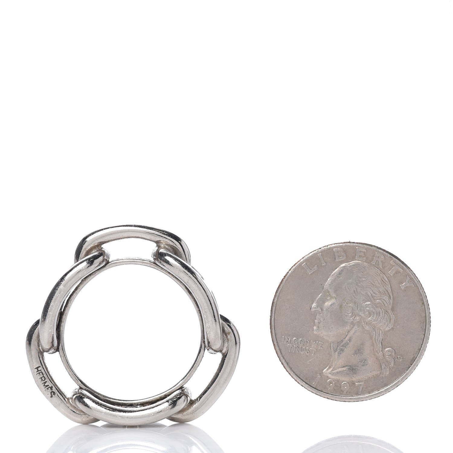 Hermes Palladium Regate Scarf Ring 2 of 5