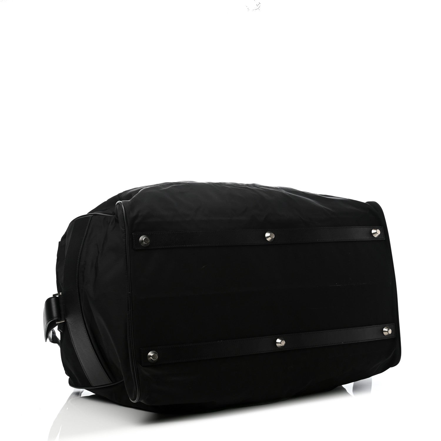 Prada Tessuto Nylon Saffiano Viaggio Carry On Travel Bag Black 3 of 8