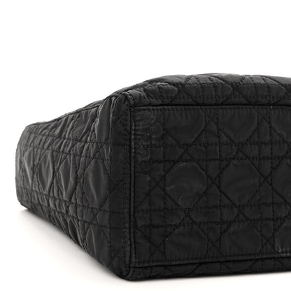Christian Dior Nylon Cannage Medium Lady Dior Black 8 of 9