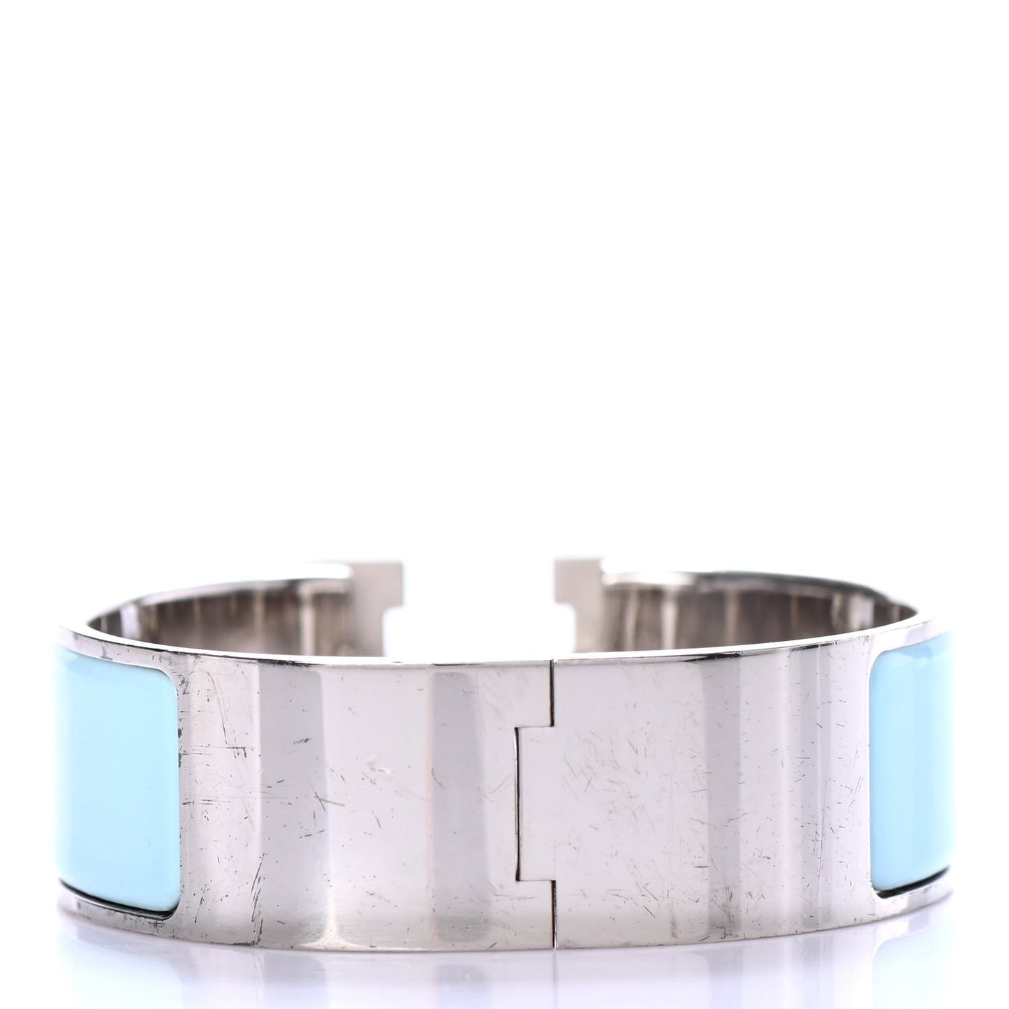 Enamel Wide Clic Clac H Bracelet GM Lagon