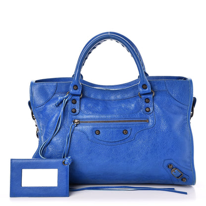 Balenciaga Agneau Classic Hardware City Bleu Lazuli 1 of 11