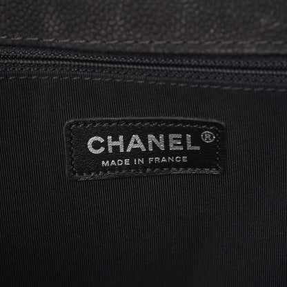 Chanel Iridescent Caviar Quilted Large Boy Flap Black 7 of 15