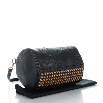 Alexander Wang Pebbled Lambskin Rocco Black Antique Brass Hardware 4 of 8
