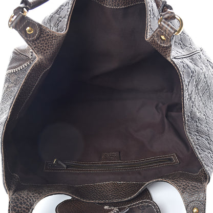 Gucci Guccissima Large New Pelham Shoulder Bag Dark Brown 5 of 9