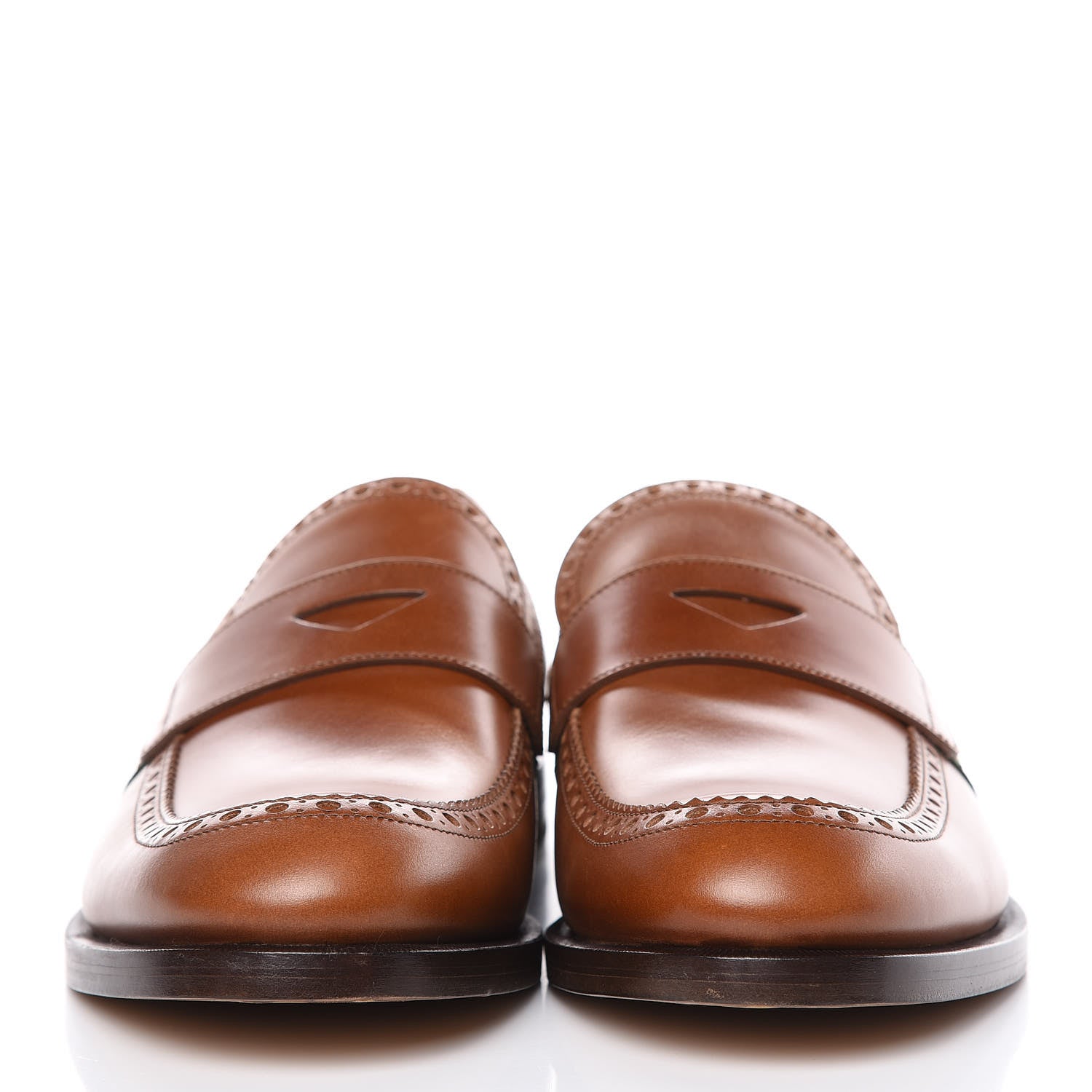 Gucci Calfskin Mens Web Bee Spirit Loafers 10 Cuir 2 of 11