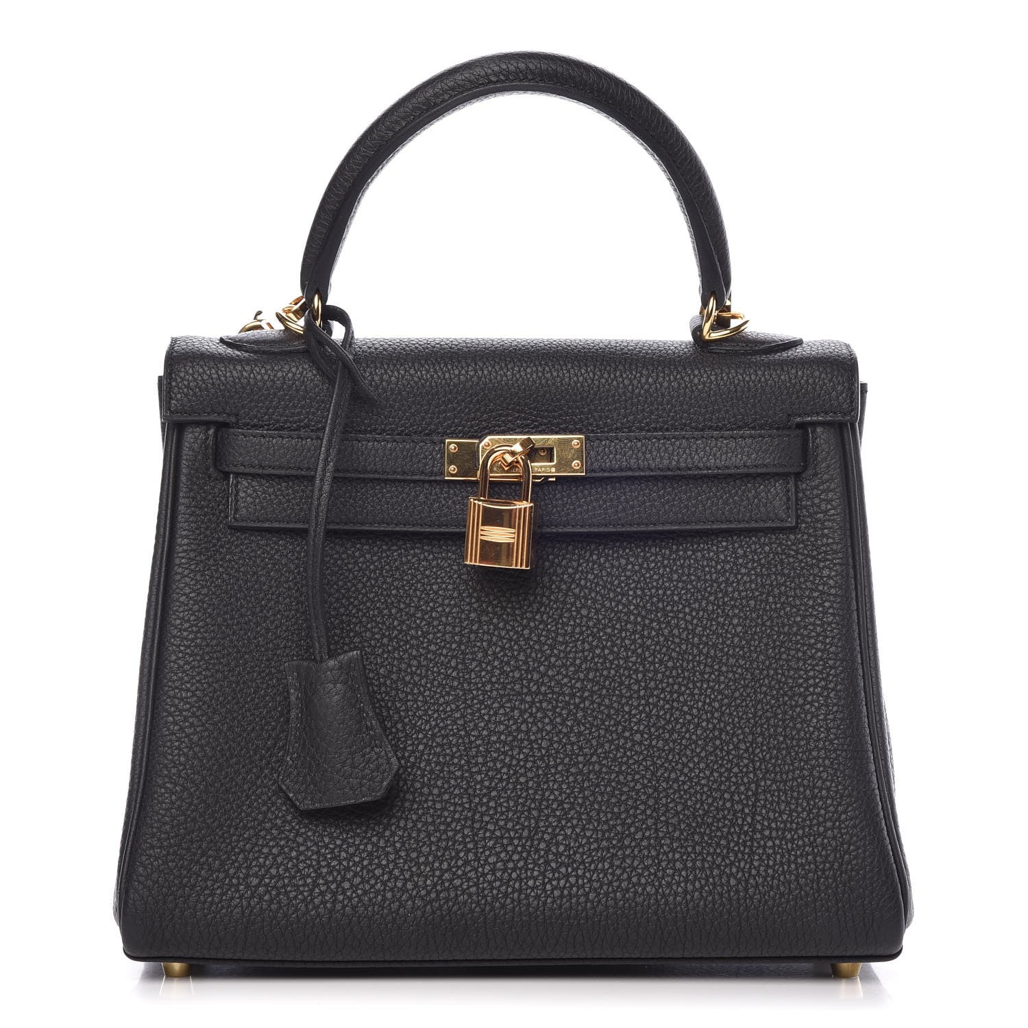 Hermes Togo Kelly Retourne 25 Black 1 of 64
