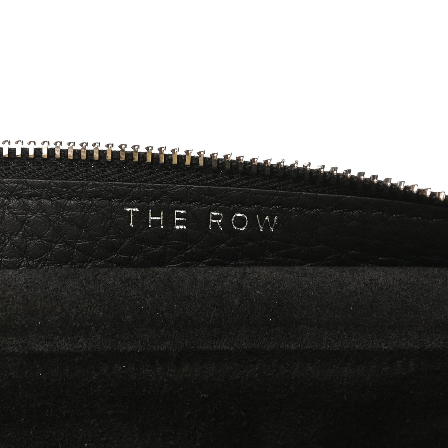 The Row Grained Calfskin Large Slouchy Banana Bag Black 6 of 9