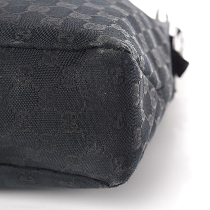 Gucci Monogram Medium Horsebit Chain Hobo Black 17 of 17