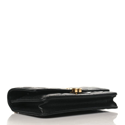 Chanel Caviar Quilted Coco First Wallet On Chain WOC Black 4 of 11
