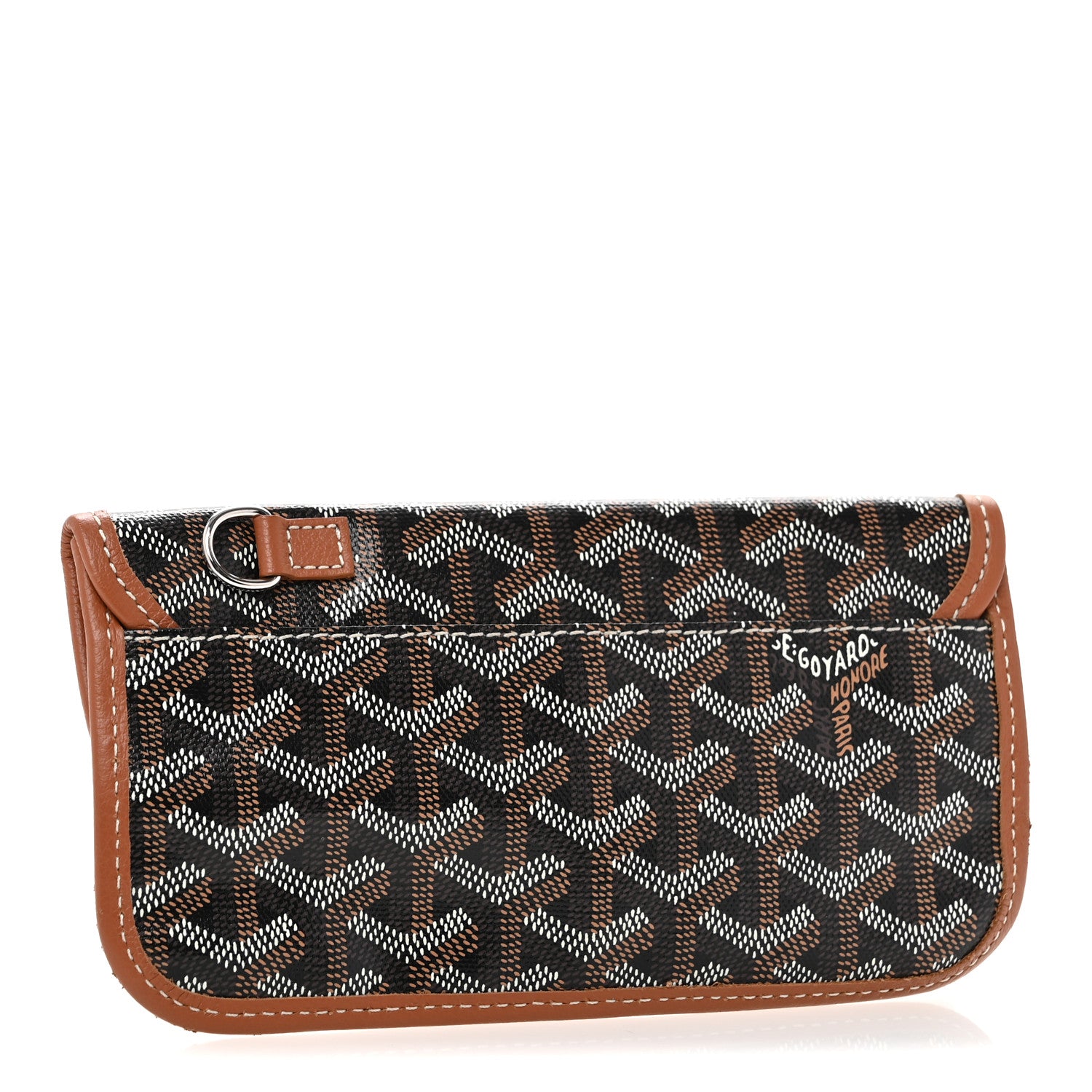 Goyard Goyardine Pouch Black Gold 3 of 9
