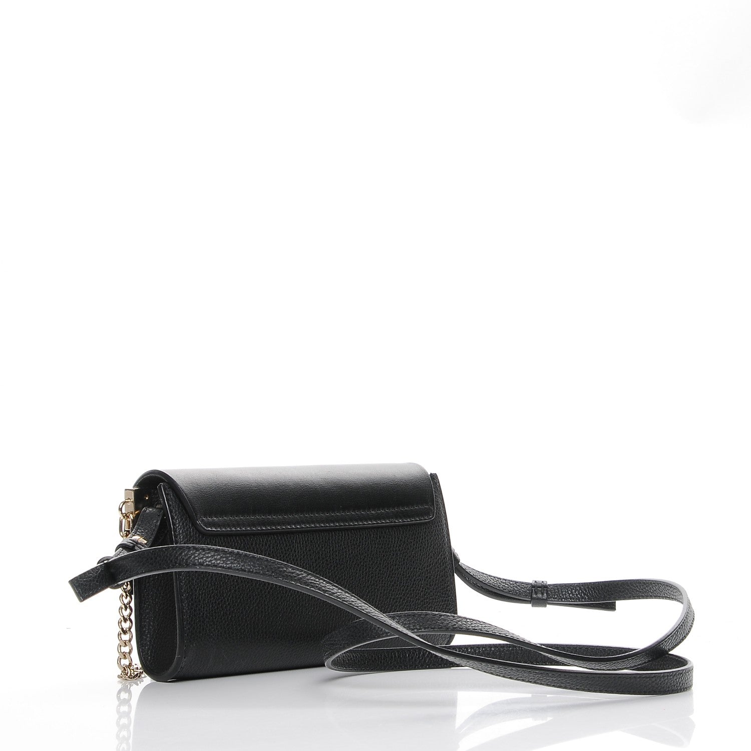 Chloe Suede Calfskin Mini Faye Shoulder Bag Black 3 of 8