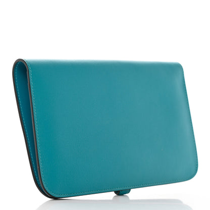 Hermes Swift Dogon Duo Wallet Turquoise 4 of 16