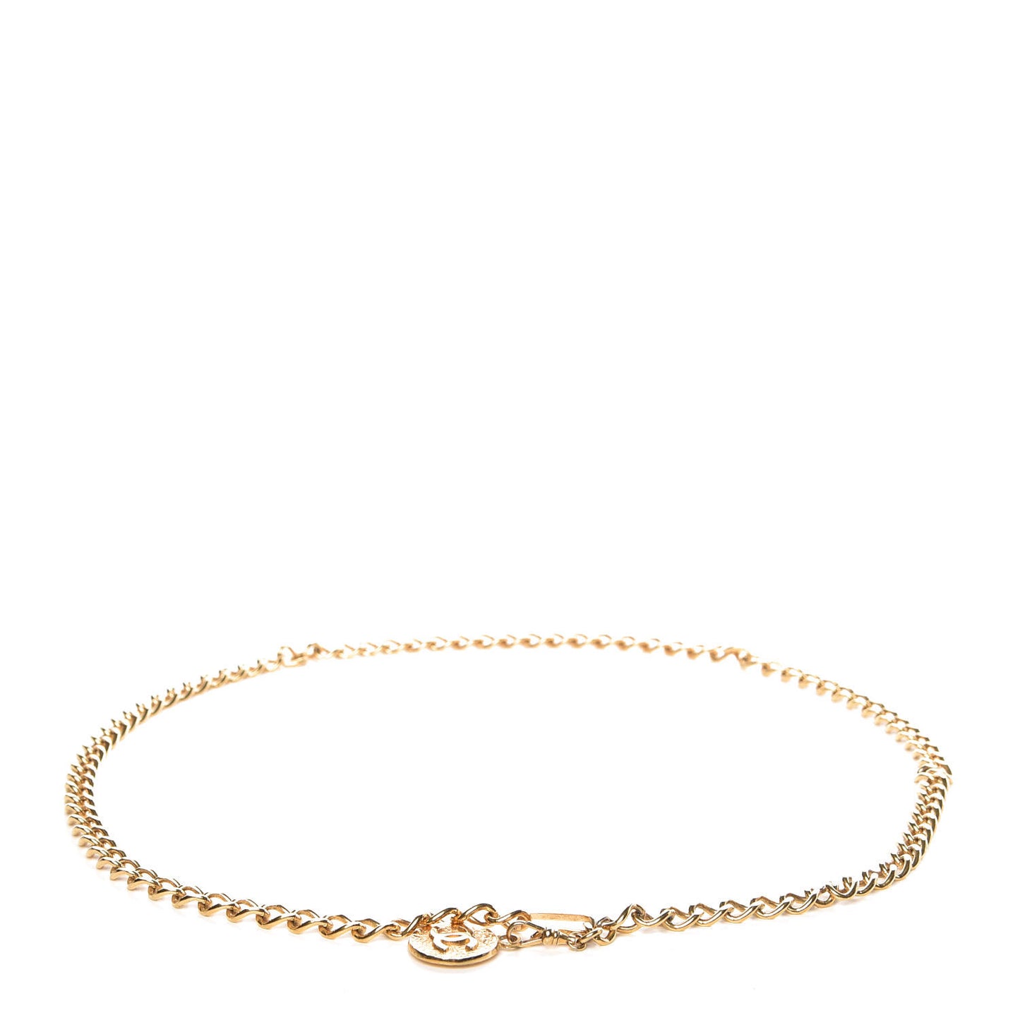 Chain Medallion Belt Gold
