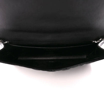 Chanel Patent Quilted Clutch with Chain Flap Black 5 of 11