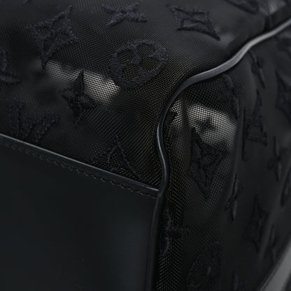 Louis Vuitton Monogram See Through Keepall Bandouliere 50 Black 10 of 10