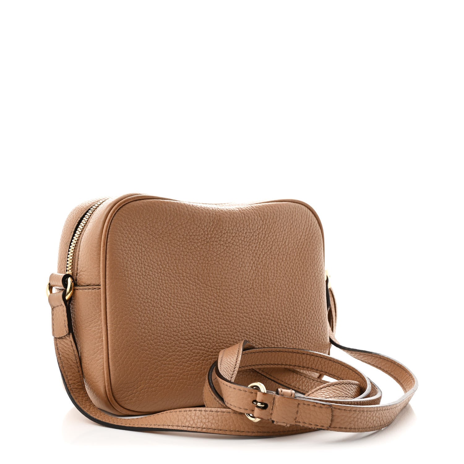 Gucci Pebbled Calfskin Small Soho Disco Bag Camelia 3 of 11
