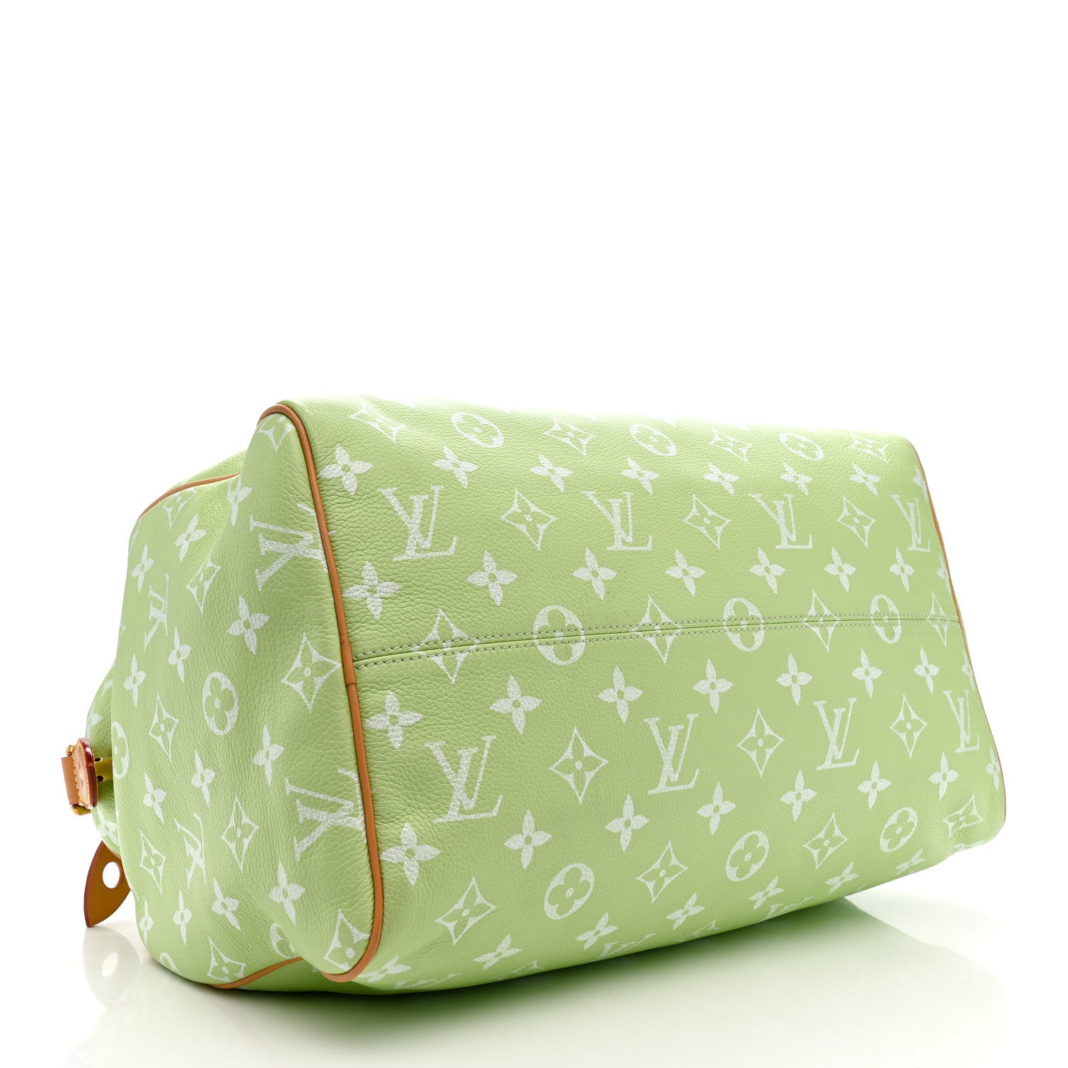 Louis Vuitton Calfskin Monogram Speedy P9 Bandouliere 40 Frozen Lime 5 of 12