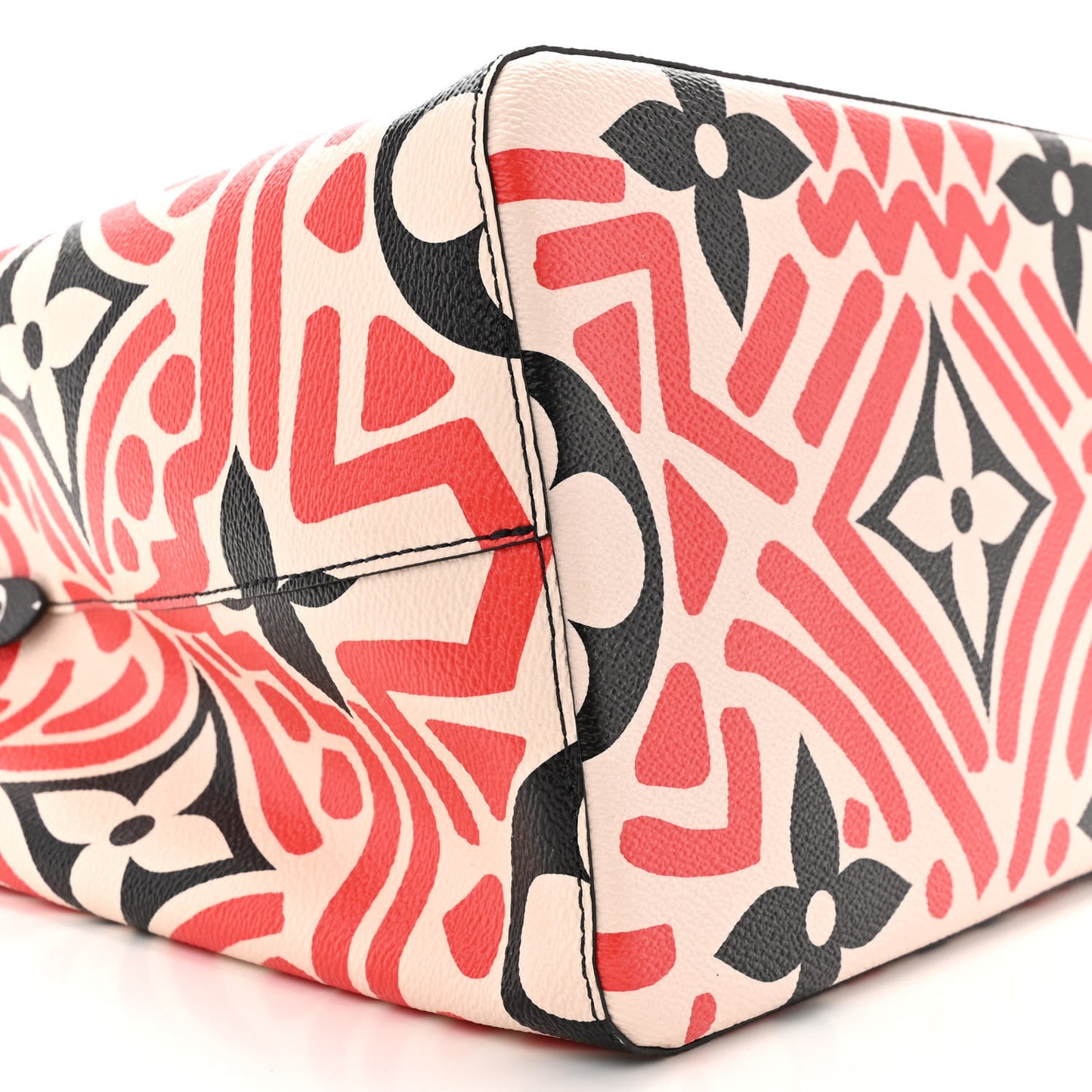 Monogram Giant Crafty NeoNoe MM Creme Rouge Black